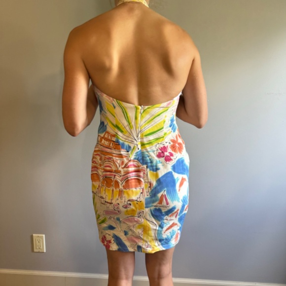 David Meister Halter Dress - Picture 2 of 9